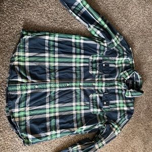 Men’s Large American Eagle Plaid Shirt